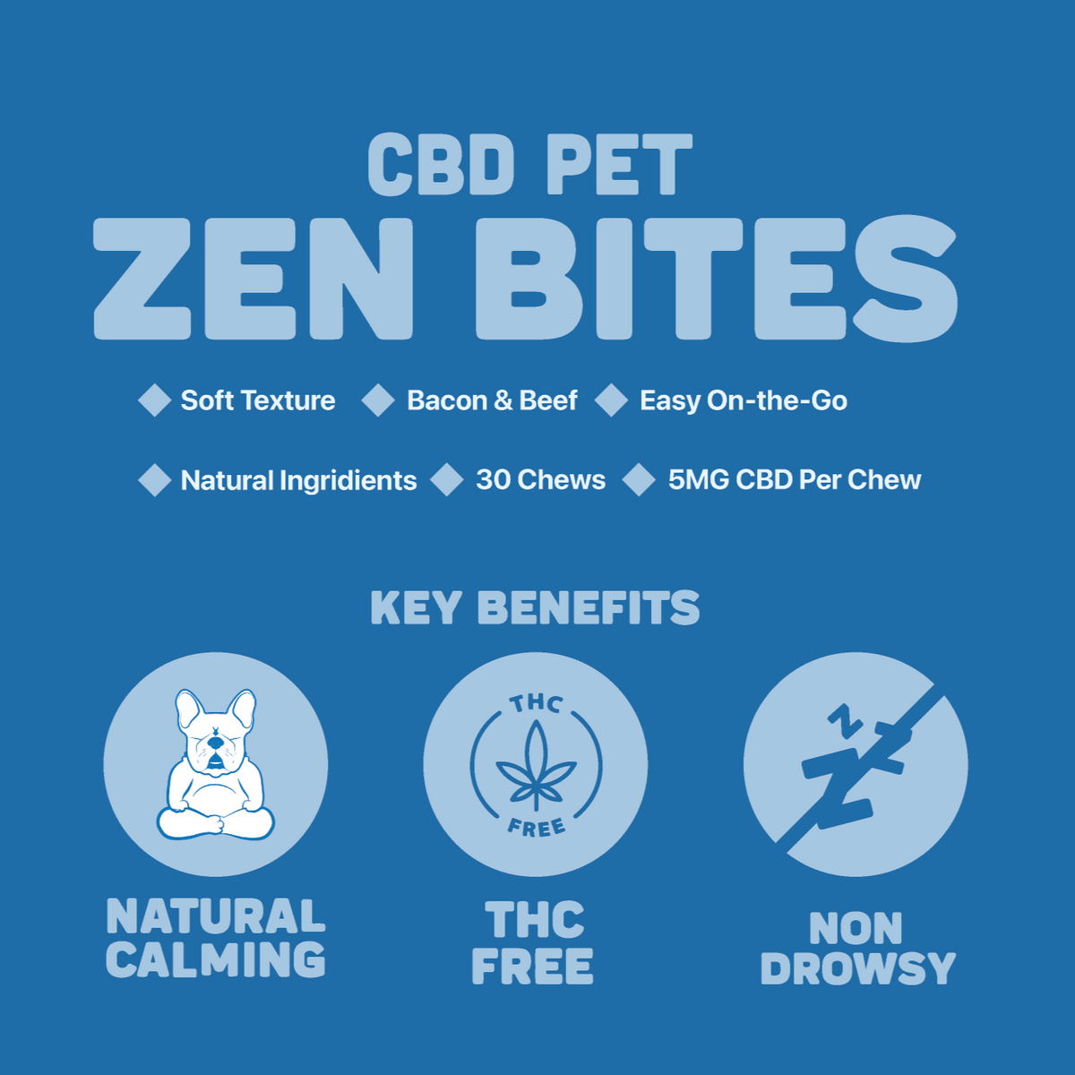 Zen Bites - CBD Calming Chews for Dogs & Cats – Zen Frenz 