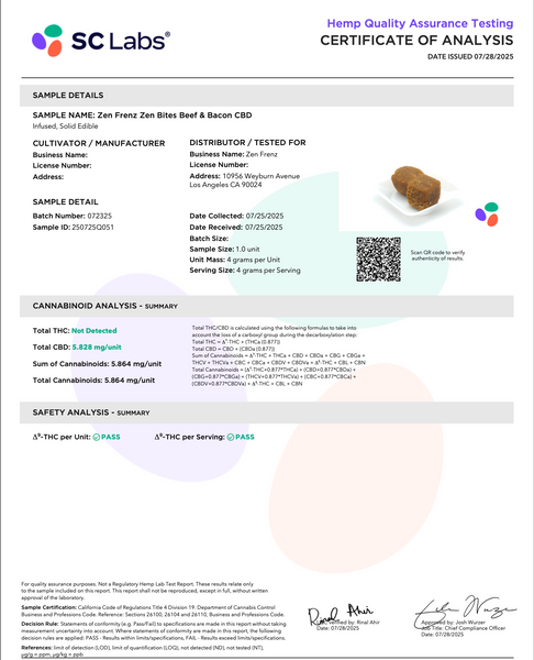 Zen Bites - CBD - Calming Chews