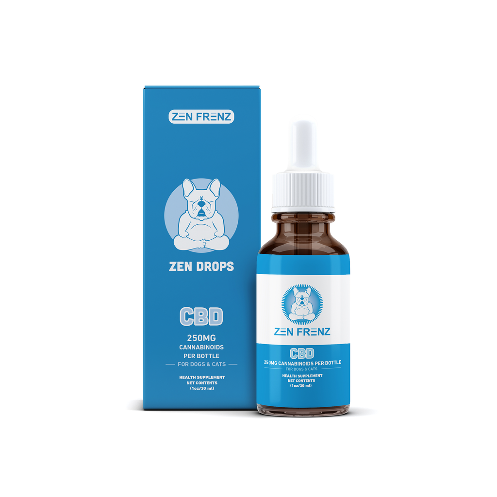 Zen Drops - CBD 250MG for Dogs & Cats – Zen Frenz