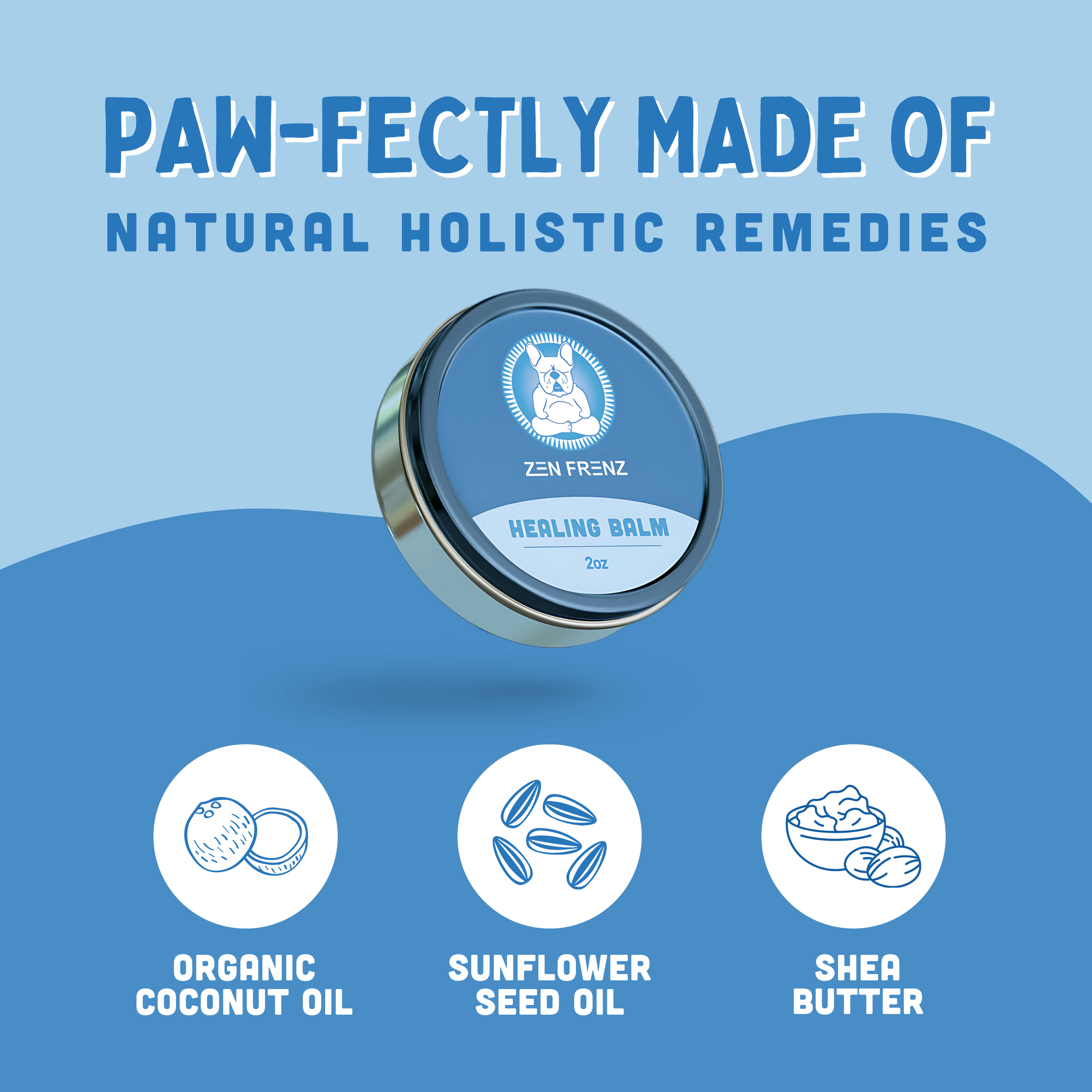 Zen Frenz - CBD Healing Balm Tin - 150MG