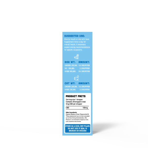 Zen Drops - CATS - CBD 100MG
