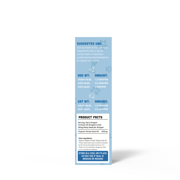 Zen Drops - IMMUNITY - 500MG HEMP SEED - (non-CBD)