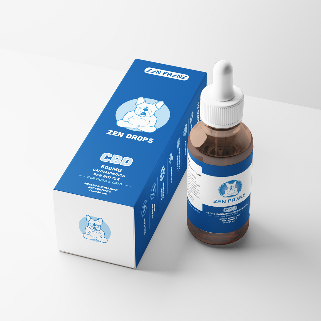 Zen Drops - CBD 500MG for Dogs & Cats – Zen Frenz