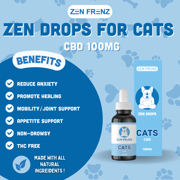 Zen Drops - CATS - CBD 100MG