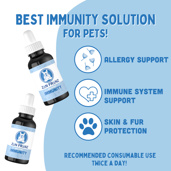 Zen Drops - IMMUNITY - 500MG HEMP SEED - (non-CBD)