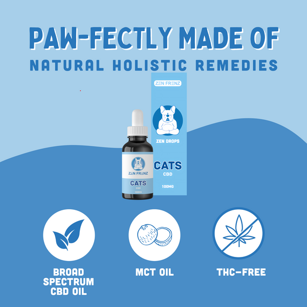 Zen Drops - CATS - CBD 100MG