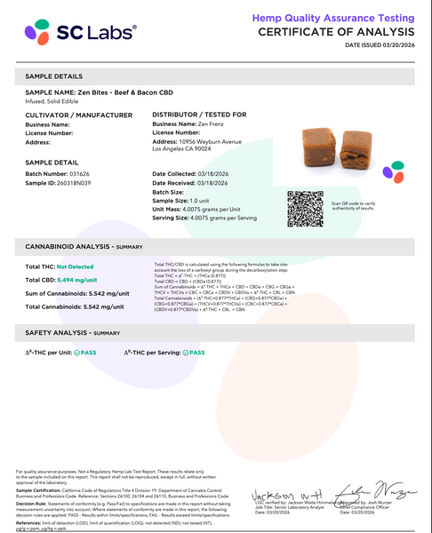 Zen Bites - CBD - Calming Chews