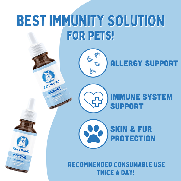 Zen Drops - IMMUNITY - 500MG HEMP SEED - (non-CBD)